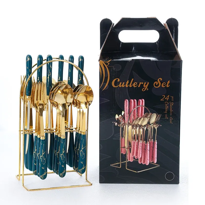 Nordic 24-piece cutlery, supplier catalog photograph